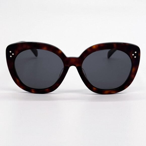 NEW CL40295F 52A CELINE SUNGLASSES HAVANA GREY EYEWEAR - Picture 3 of 9